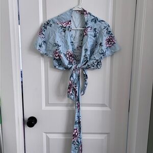 Show Me Your Mumu wrap crop top